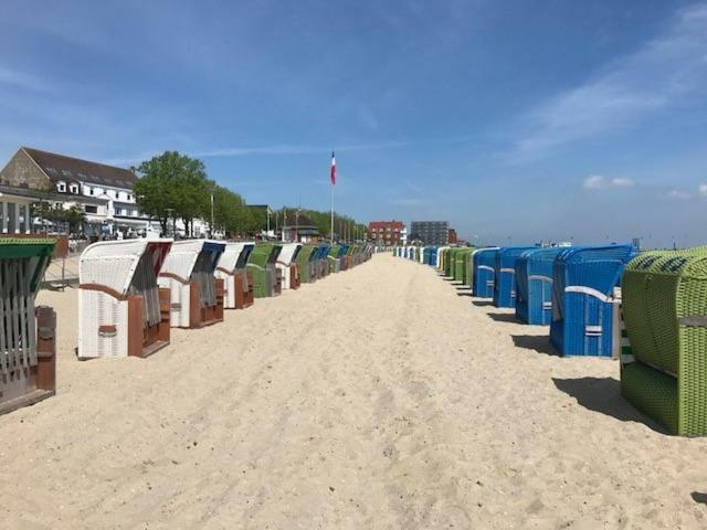 Landjaegerhaus Am Suedstrand - Wohnung 1 + 3 威克奥夫弗尔 外观 照片